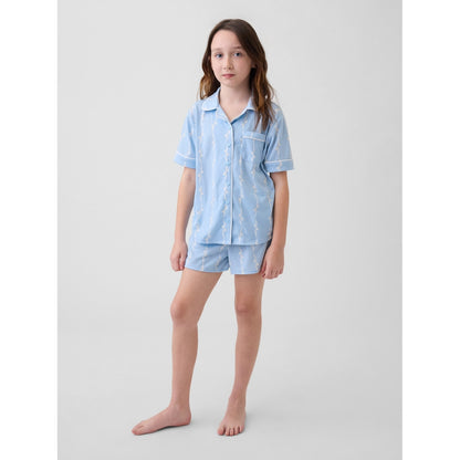 Girls' Recycled Pj Short Set
