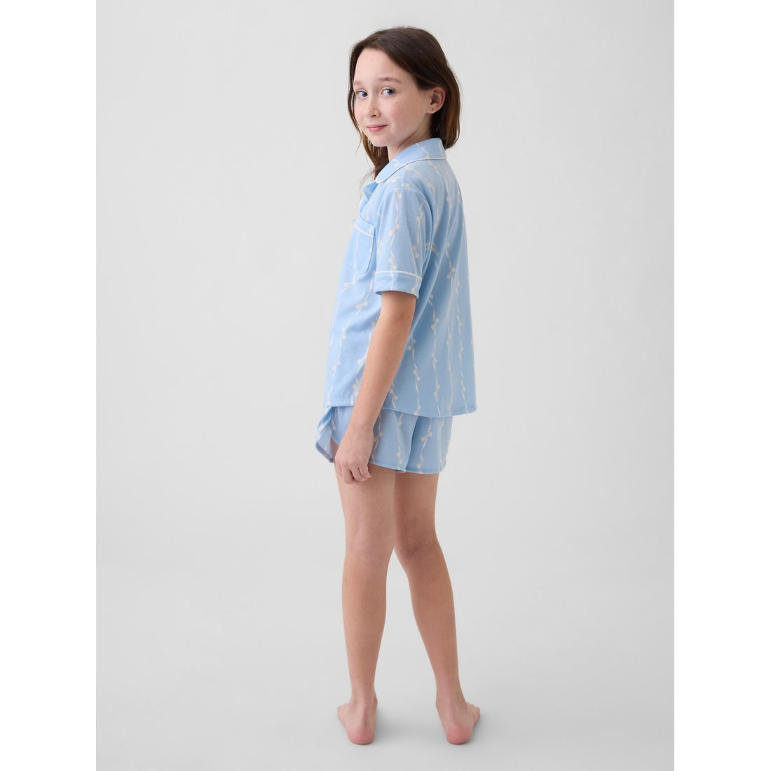 Girls' Recycled Pj Short Set