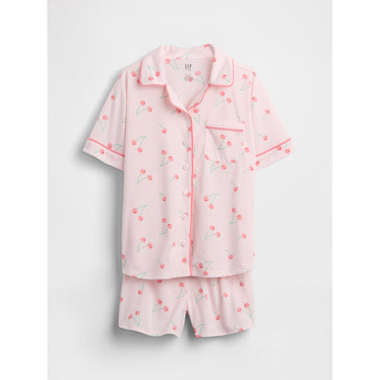 Girls' Recycled Pj Short Set