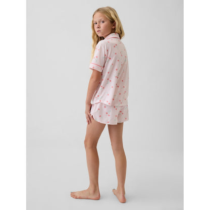 Girls' Recycled Pj Short Set