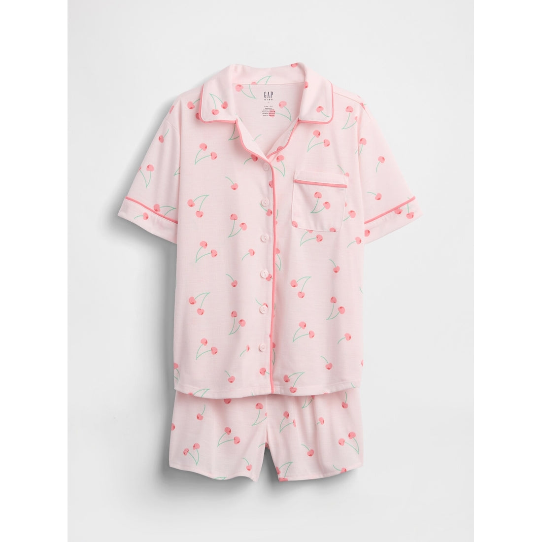 Girls' Recycled Pj Short Set