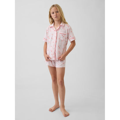 Girls' Recycled Pj Short Set