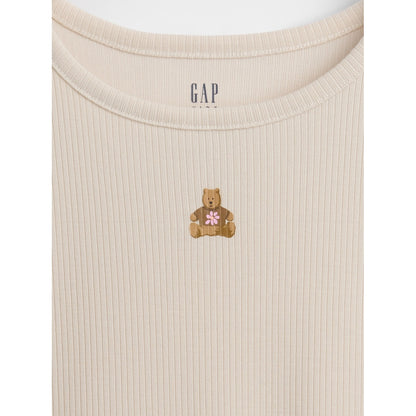 Girls' Recycled Rib Brannan Bear Pj Short Set