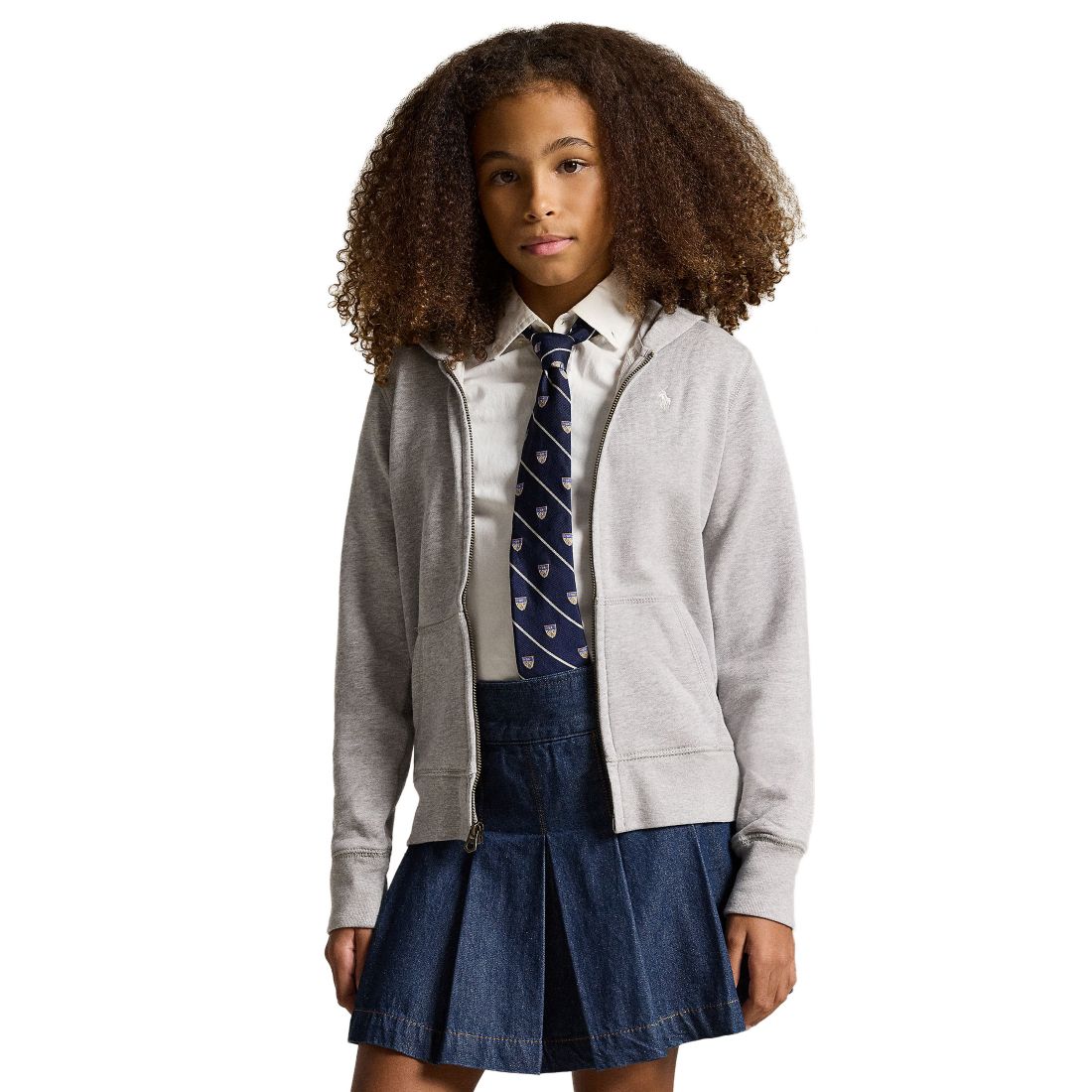 Polo Ralph Lauren Big Girls French Terry Full-Zip Hoodie