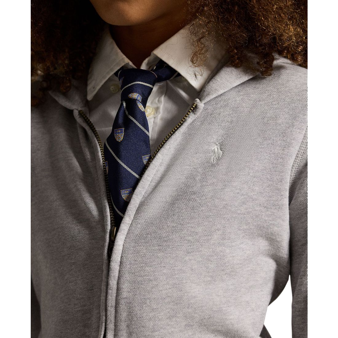 Polo Ralph Lauren Big Girls French Terry Full-Zip Hoodie