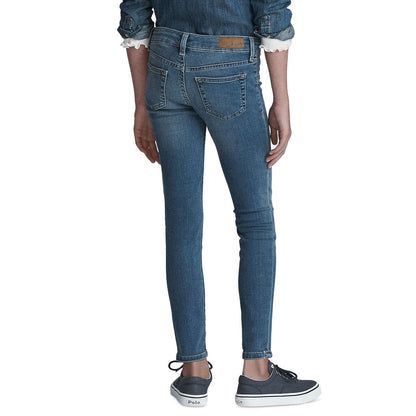 Polo Ralph Lauren Big Girls Aubrie Five-Pocket Denim Leggings