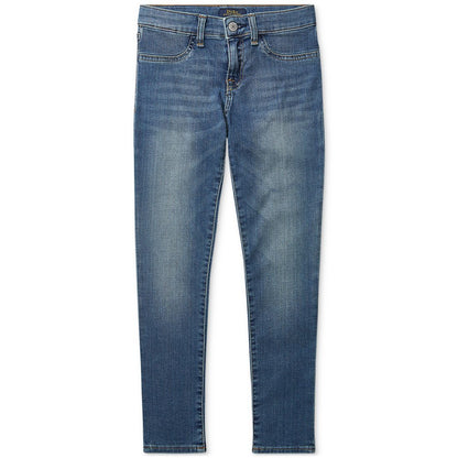 Polo Ralph Lauren Big Girls Aubrie Five-Pocket Denim Leggings