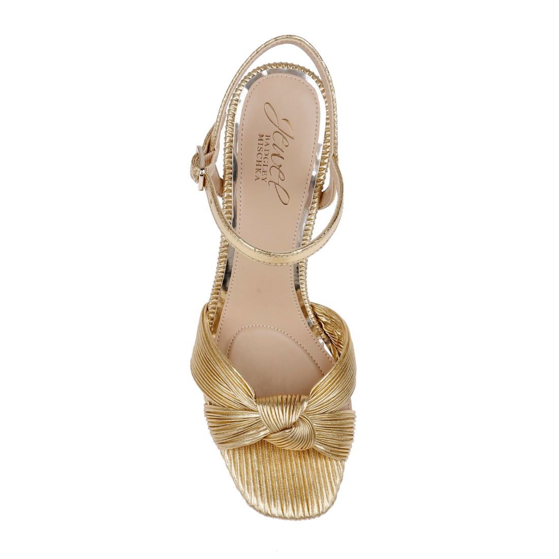 Jewel Badgley Mischka Women's Hydee Knot Stiletto Evening Sandals