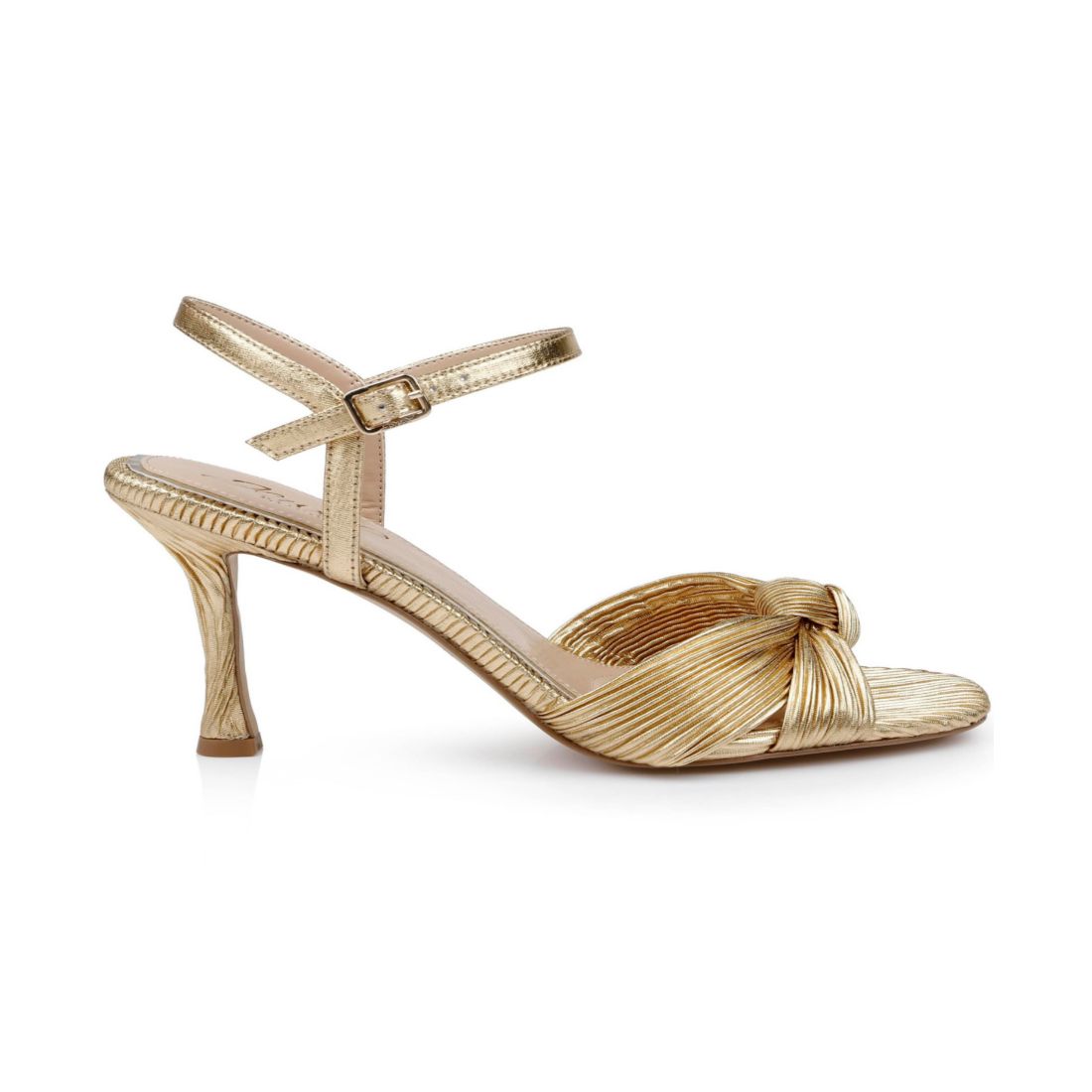 Jewel Badgley Mischka Women's Hydee Knot Stiletto Evening Sandals