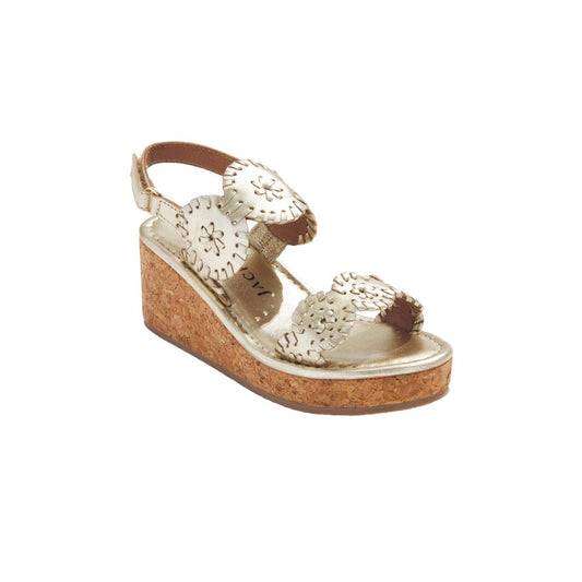 Jack Rogers Little Girls Lauren High Wedge Sandals