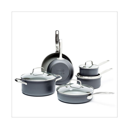GreenPan Chatham Ceramic Non-Stick Cookware Set, 10 Piece