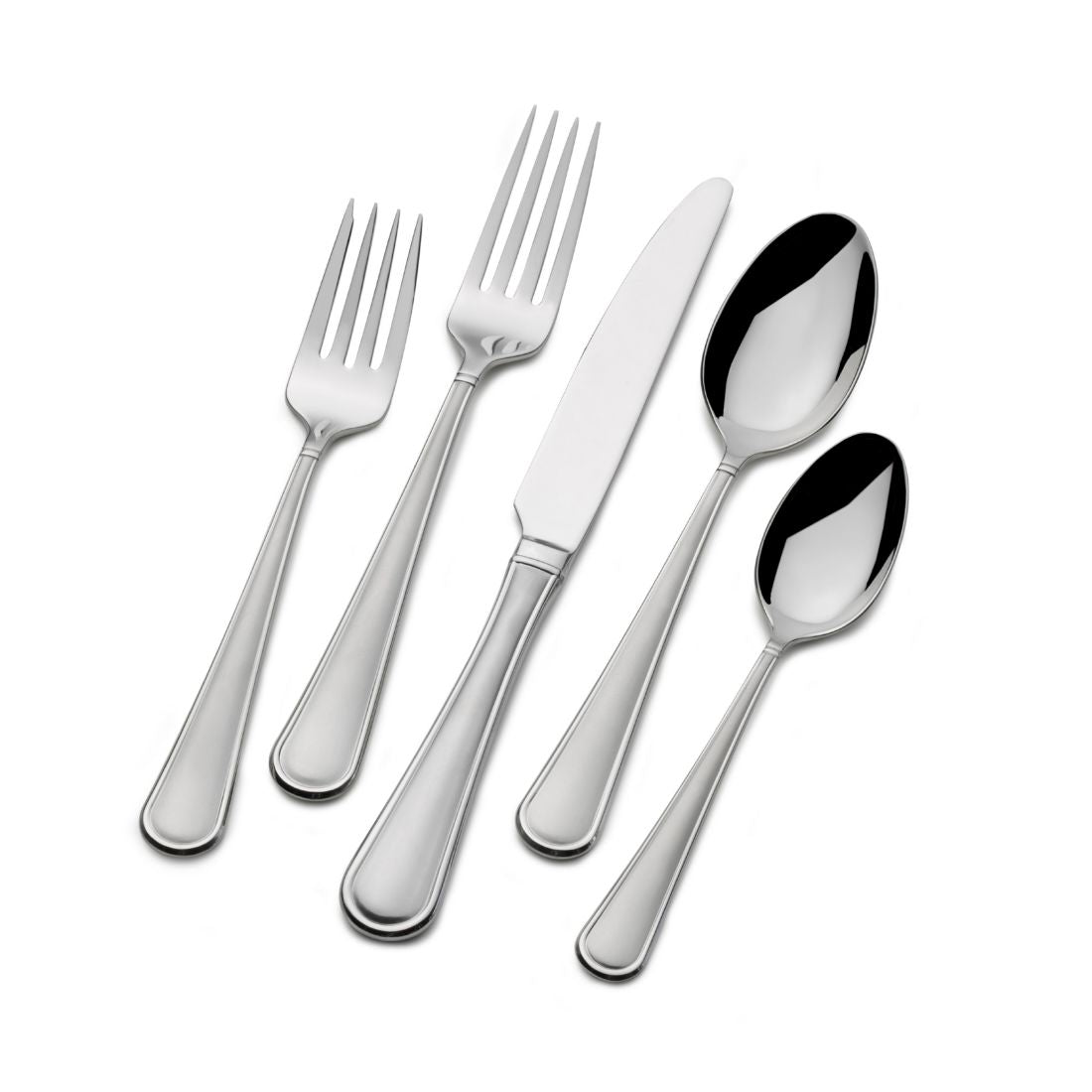 Mikasa Virtuoso Frost 65 Piece Flatware Set, Service for 12