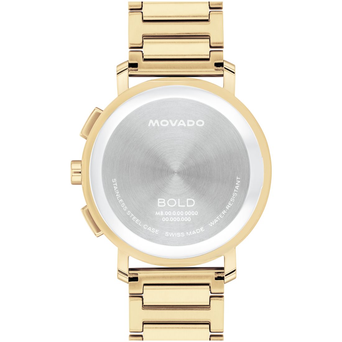 Movado Men's Bold Evolution 2.0 Swiss Quartz Chrono Ionic Plated Light Gold Steel Watch, 42mm
