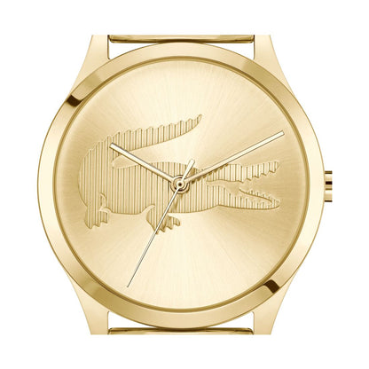 Lacoste Women's Crocodelle Gold Tone Stainless Steel Mesh Bracelet Watch, 36mm