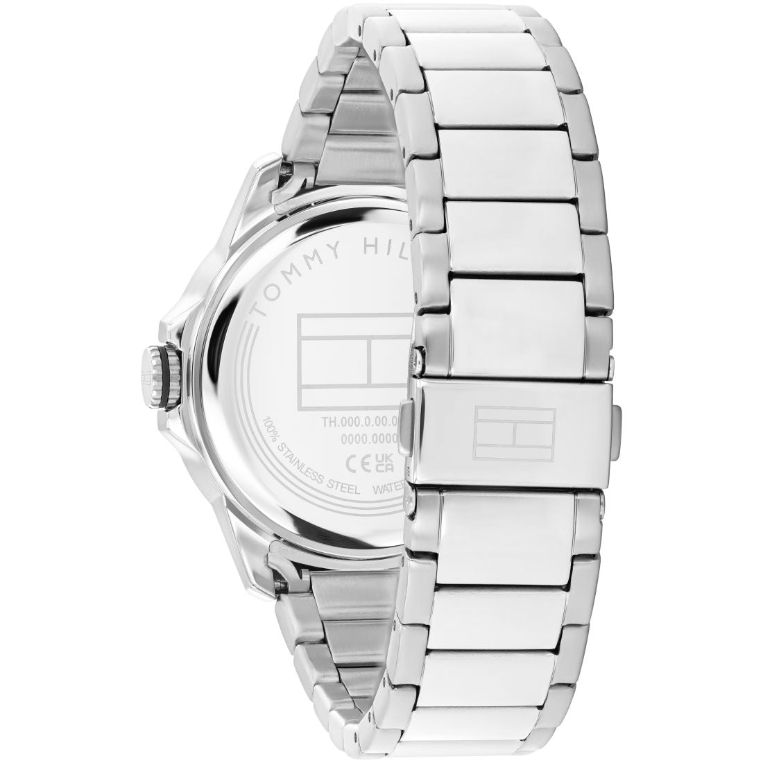 Tommy Hilfiger Men's Quartz Silver Tone Stainless Steel Bracelet Watch, 43mm