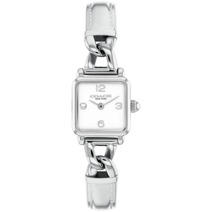 Coach Women's Cass Silver Tone Stainless Steel Bangle Bracelet Watch, 18mm