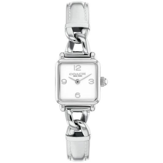 Coach Women's Cass Silver Tone Stainless Steel Bangle Bracelet Watch, 18mm