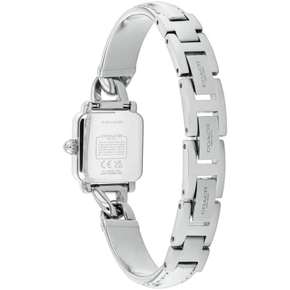 Coach Women's Cass Silver Tone Stainless Steel Bangle Bracelet Watch, 18mm