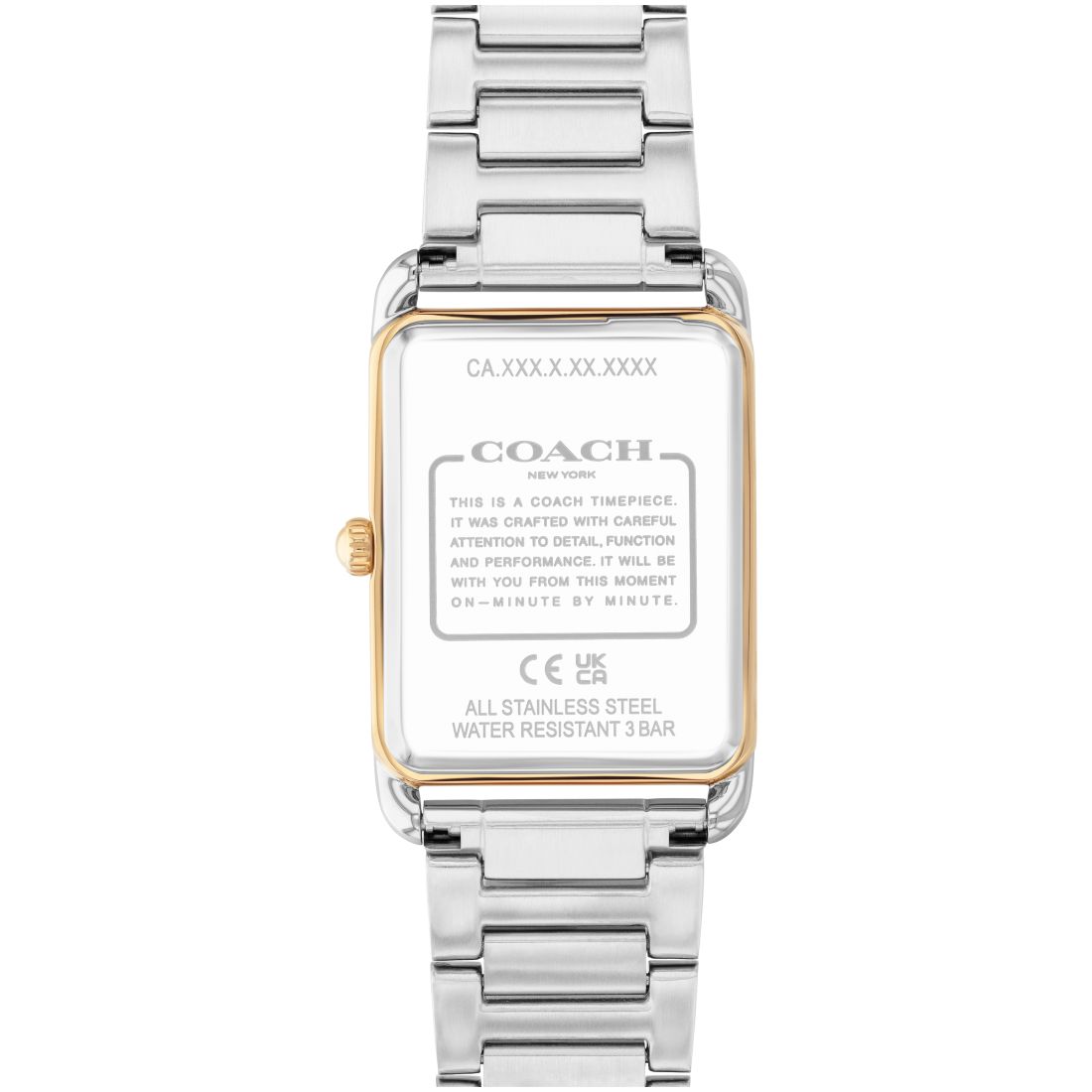 Coach Unisex Elliot Two Tone Stainless Steel Bracelet Watch, 32x26mm