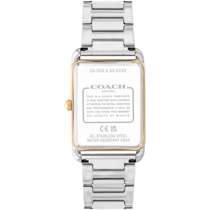 Coach Unisex Elliot Two Tone Stainless Steel Bracelet Watch, 32x26mm