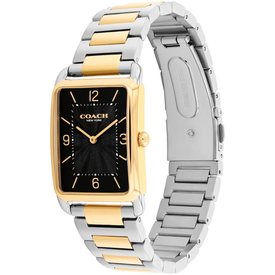 Coach Unisex Elliot Two Tone Stainless Steel Bracelet Watch, 32x26mm