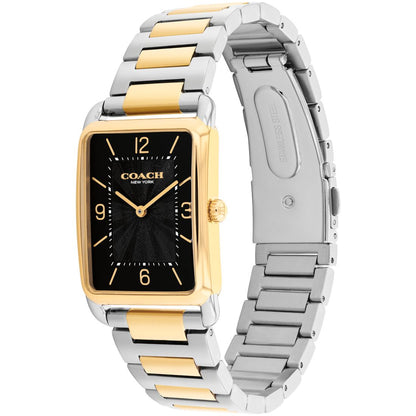 Coach Unisex Elliot Two Tone Stainless Steel Bracelet Watch, 32x26mm