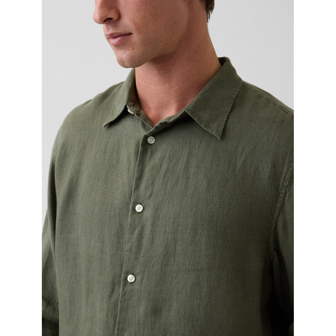 Men's 100% Linen Relaxed Shirt