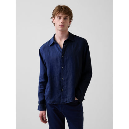 Men's 100% Linen Relaxed Shirt