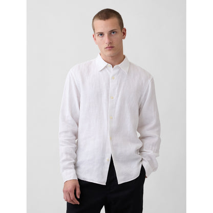 Men's 100% Linen Relaxed Shirt