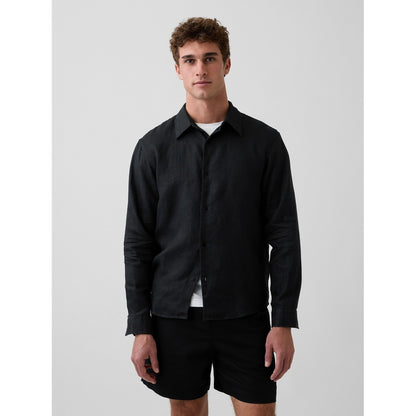 Men's 100% Linen Relaxed Shirt