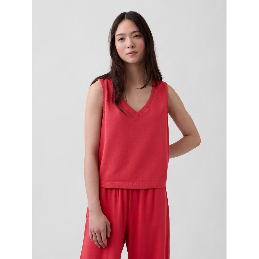 Women's Knit Crop Tank Top