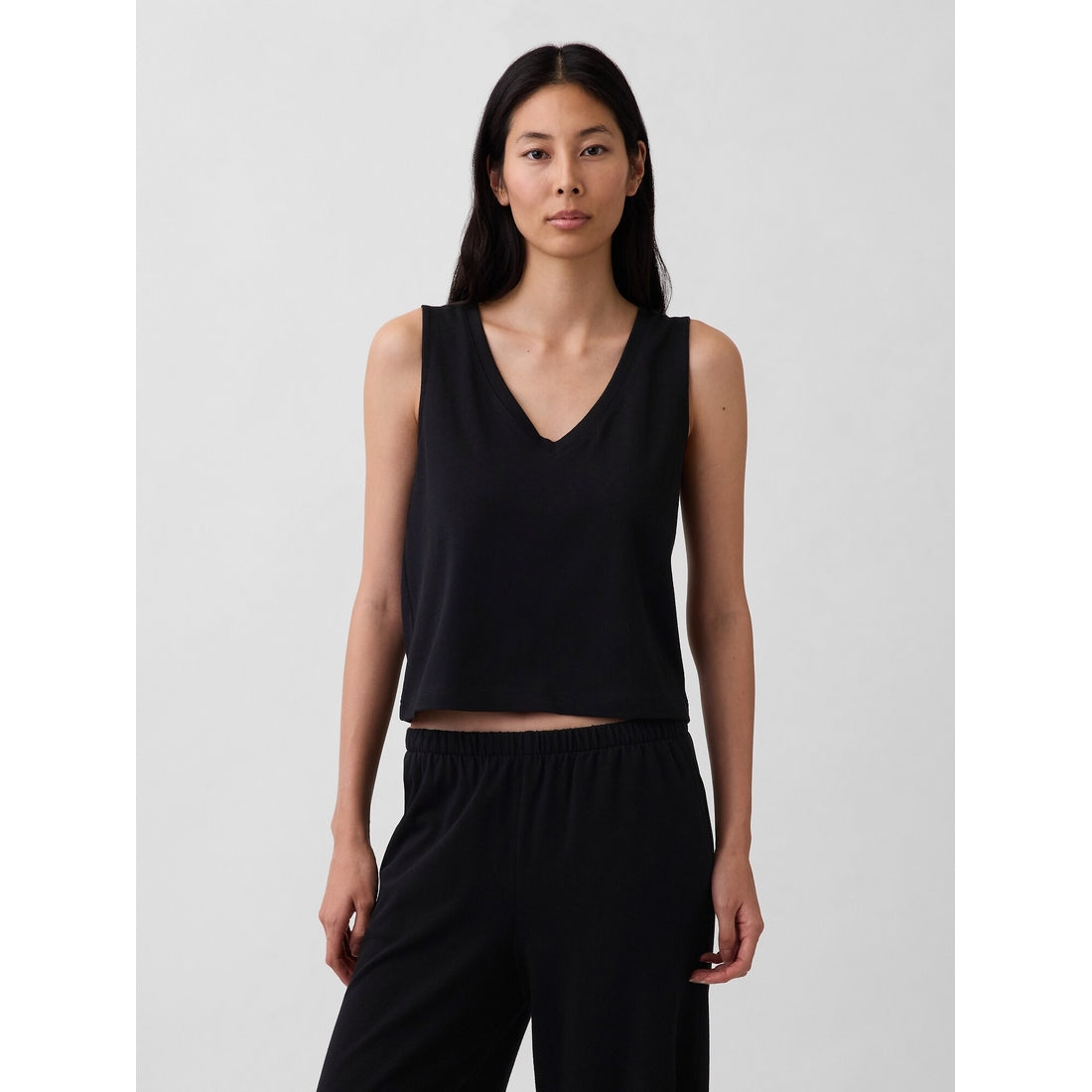 Women's Knit Crop Tank Top