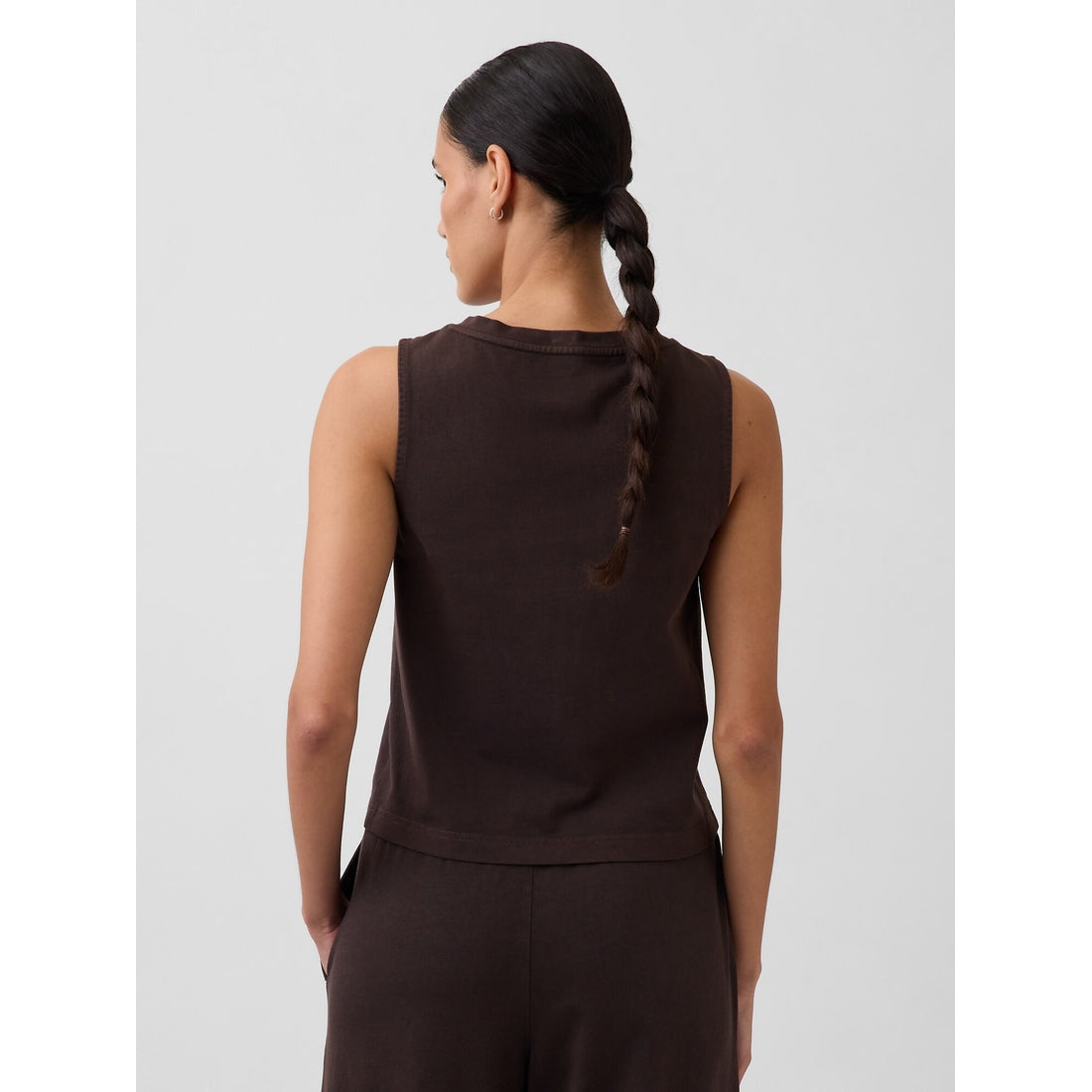 Women's Knit Crop Tank Top
