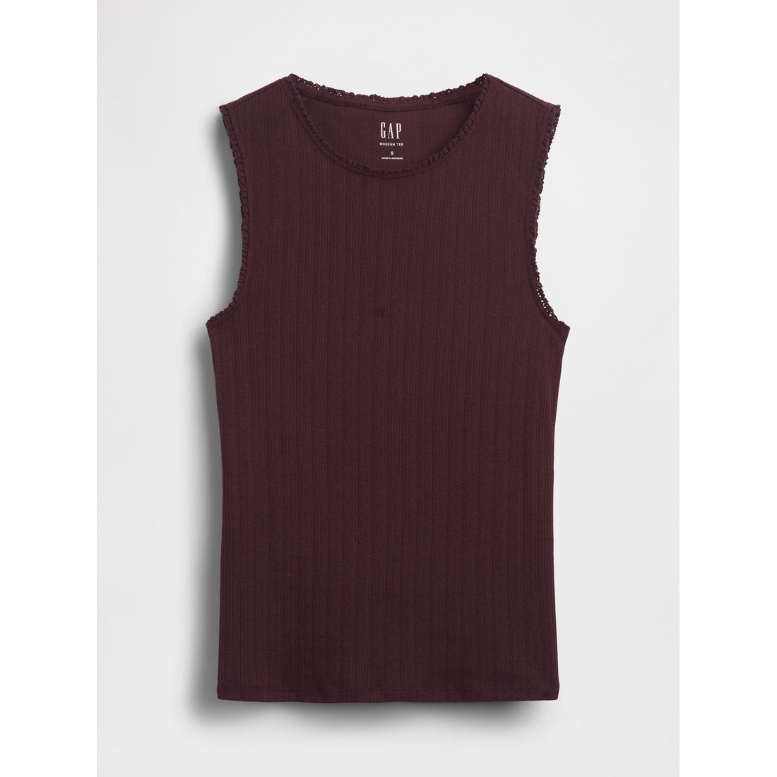 Women's Pointelle Shell Tank Top