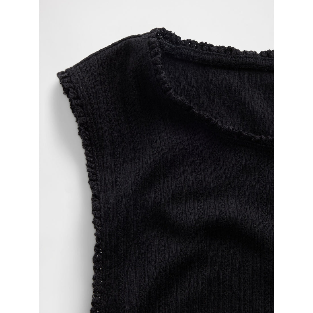 Women's Pointelle Shell Tank Top