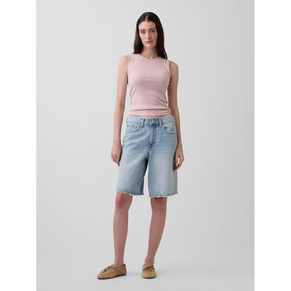 Women's Pointelle Shell Tank Top