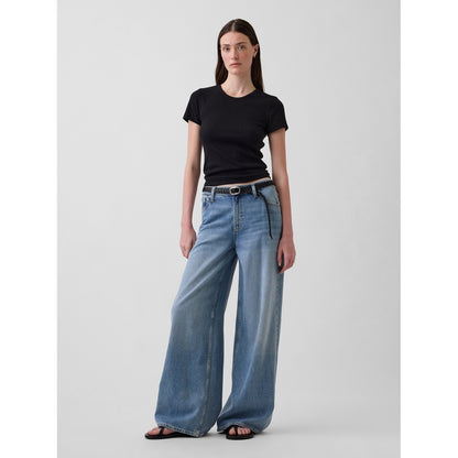 Women's Pointelle Crewneck T-Shirt