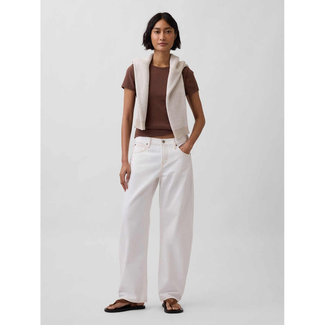 Women's Pointelle Crewneck T-Shirt