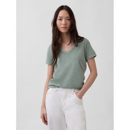 Women's Organic Cotton Vintagesoft V-Neck T-Shirt