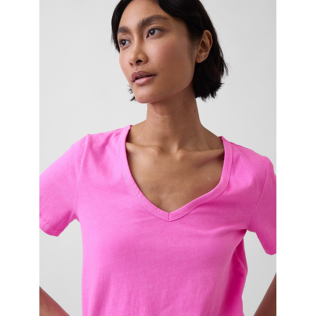 Women's Organic Cotton Vintagesoft V-Neck T-Shirt