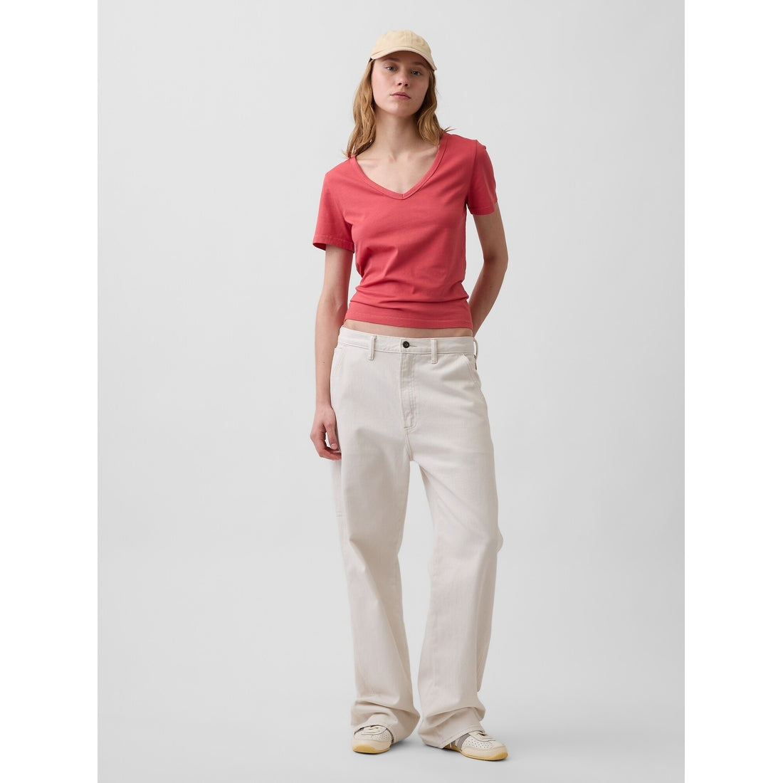 Women's Organic Cotton Vintagesoft V-Neck T-Shirt