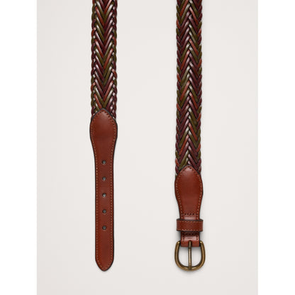 Women's Braided Leather Belt