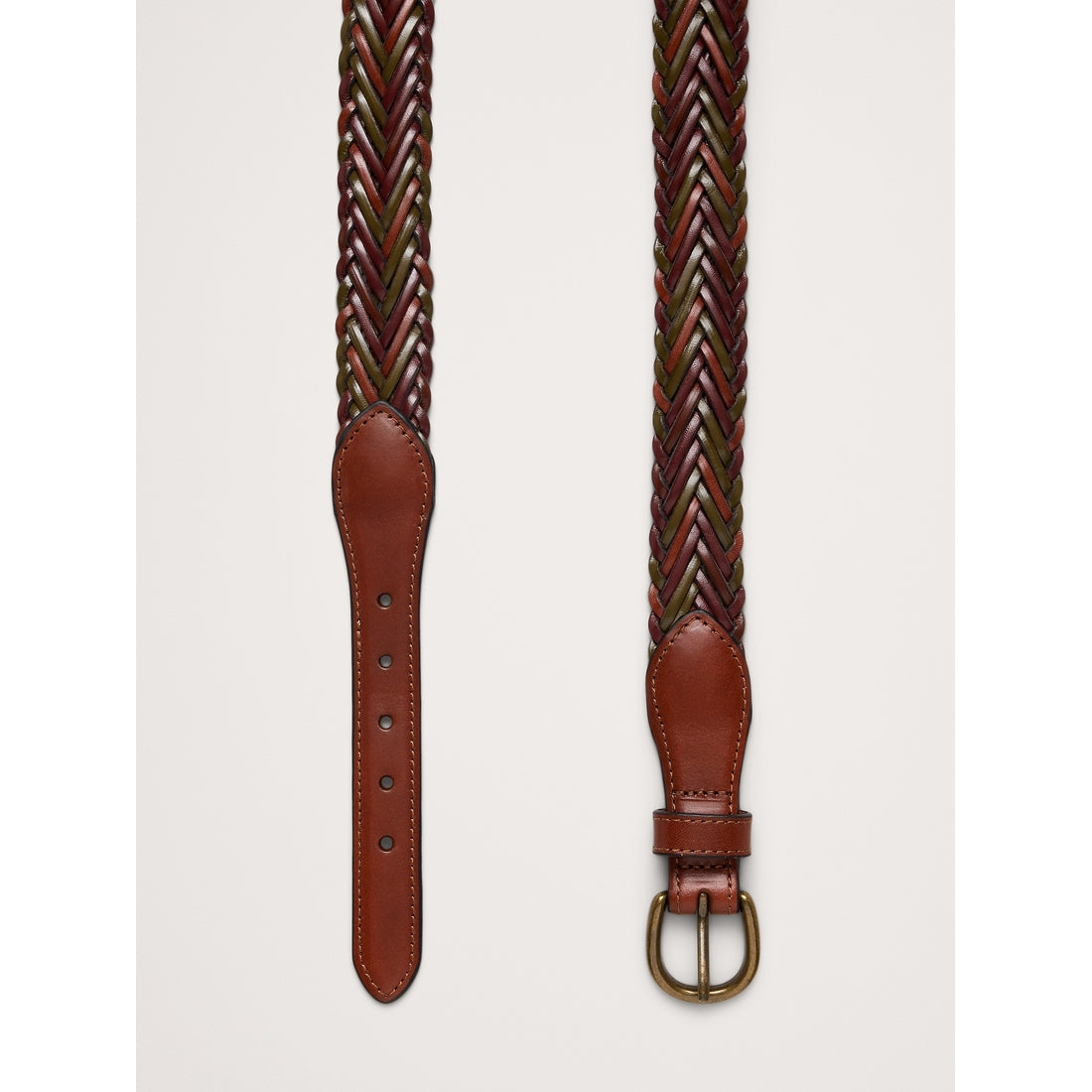 Women's Braided Leather Belt