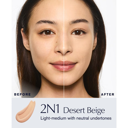 Estee Lauder Double Wear Stay-In-Place Foundation - 5N2 Amber Honey, Deep with neutral subtl