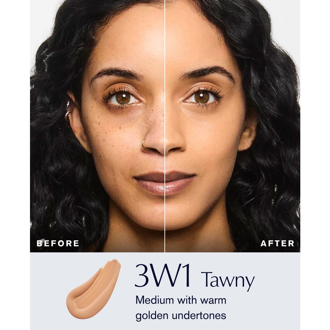Estee Lauder Double Wear Stay-In-Place Foundation - 5N2 Amber Honey, Deep with neutral subtl