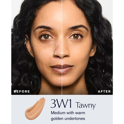 Estee Lauder Double Wear Stay-In-Place Foundation - 5N2 Amber Honey, Deep with neutral subtl