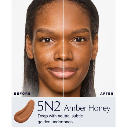 Estee Lauder Double Wear Stay-In-Place Foundation - 5N2 Amber Honey, Deep with neutral subtl