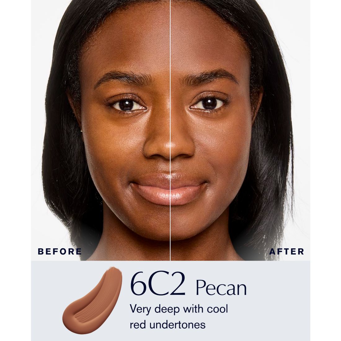Estee Lauder Double Wear Stay-In-Place Foundation - 5N2 Amber Honey, Deep with neutral subtl