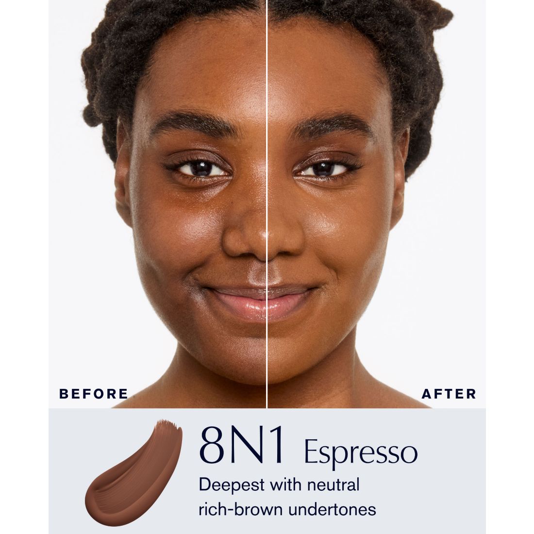 Estee Lauder Double Wear Stay-In-Place Foundation - 5N2 Amber Honey, Deep with neutral subtl