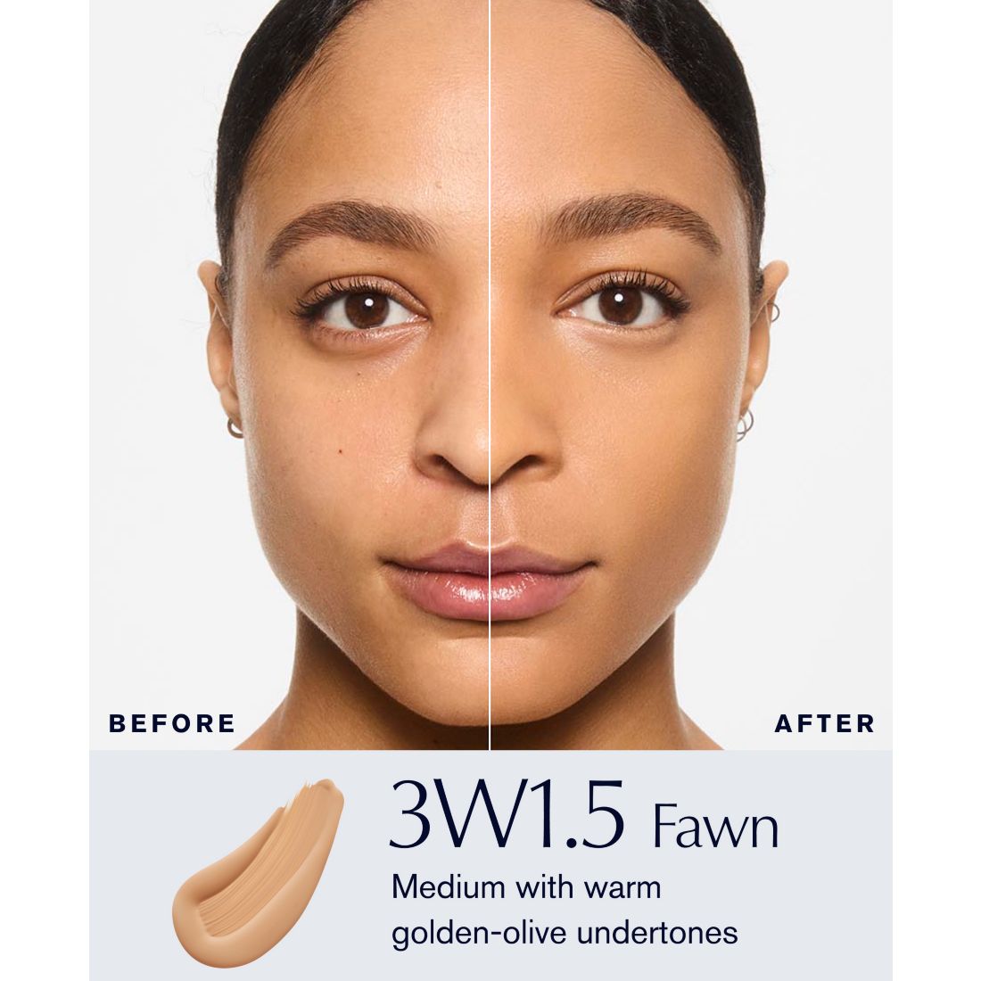Estee Lauder Double Wear Stay-In-Place Foundation - 5N2 Amber Honey, Deep with neutral subtl